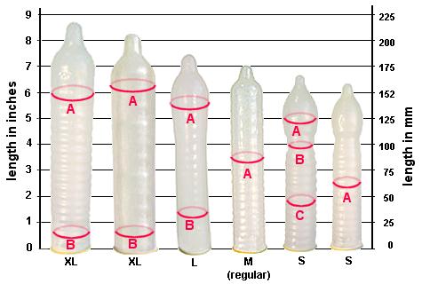 variety in condom sizes